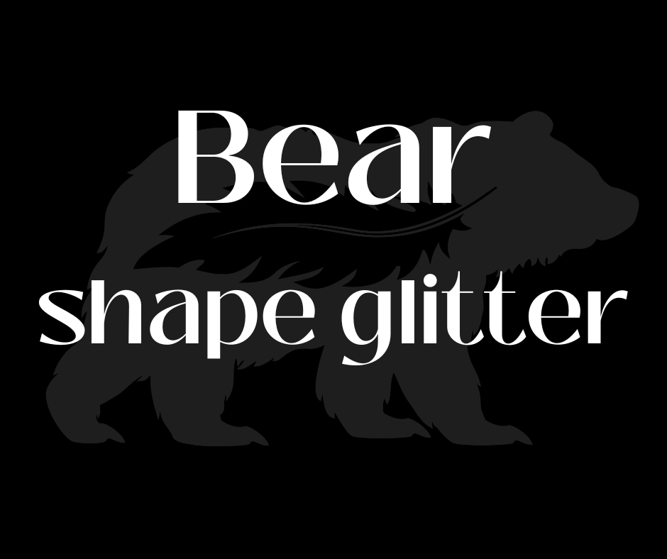 Bear Shaped Glitter